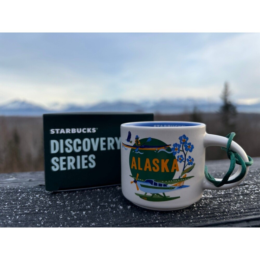 Starbucks ALASKA Espresso Coffee Mug DISCOVERY SERIES new w/ box mini cup
